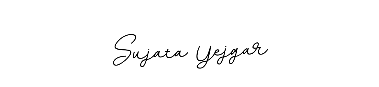 Check out images of Autograph of Sujata Yejgar name. Actor Sujata Yejgar Signature Style. BallpointsItalic-DORy9 is a professional sign style online. Sujata Yejgar signature style 11 images and pictures png