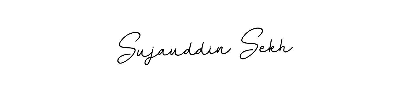 if you are searching for the best signature style for your name Sujauddin Sekh. so please give up your signature search. here we have designed multiple signature styles  using BallpointsItalic-DORy9. Sujauddin Sekh signature style 11 images and pictures png