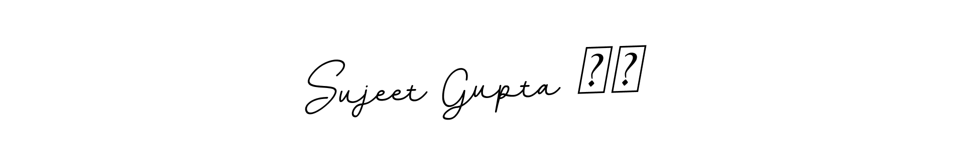 How to make Sujeet Gupta ♥️ signature? BallpointsItalic-DORy9 is a professional autograph style. Create handwritten signature for Sujeet Gupta ♥️ name. Sujeet Gupta ♥️ signature style 11 images and pictures png