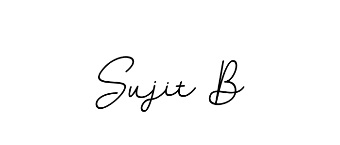 How to make Sujit B signature? BallpointsItalic-DORy9 is a professional autograph style. Create handwritten signature for Sujit B name. Sujit B signature style 11 images and pictures png