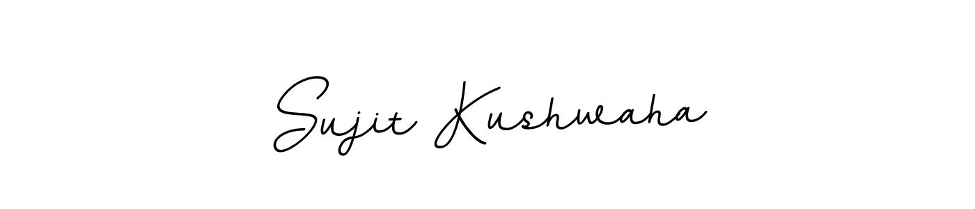 Design your own signature with our free online signature maker. With this signature software, you can create a handwritten (BallpointsItalic-DORy9) signature for name Sujit Kushwaha. Sujit Kushwaha signature style 11 images and pictures png