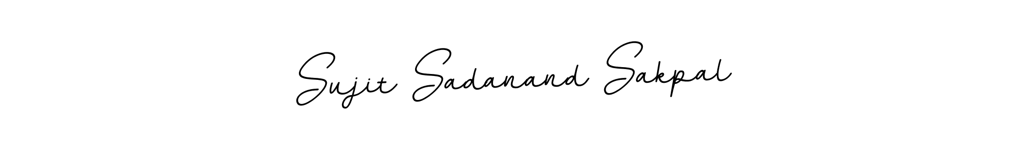 Sujit Sadanand Sakpal stylish signature style. Best Handwritten Sign (BallpointsItalic-DORy9) for my name. Handwritten Signature Collection Ideas for my name Sujit Sadanand Sakpal. Sujit Sadanand Sakpal signature style 11 images and pictures png