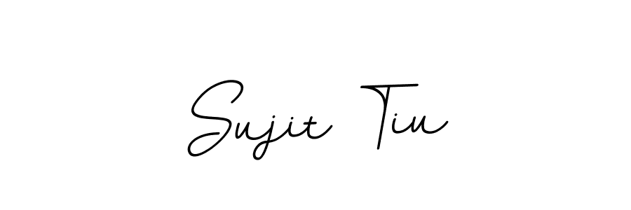 Make a short Sujit Tiu signature style. Manage your documents anywhere anytime using BallpointsItalic-DORy9. Create and add eSignatures, submit forms, share and send files easily. Sujit Tiu signature style 11 images and pictures png