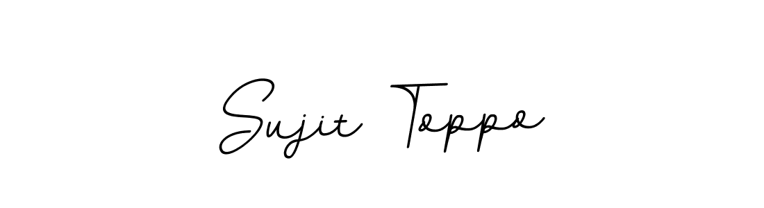 Sujit Toppo stylish signature style. Best Handwritten Sign (BallpointsItalic-DORy9) for my name. Handwritten Signature Collection Ideas for my name Sujit Toppo. Sujit Toppo signature style 11 images and pictures png