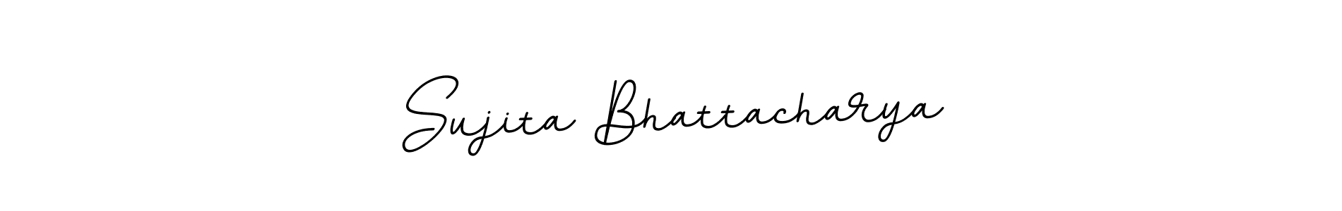 Sujita Bhattacharya stylish signature style. Best Handwritten Sign (BallpointsItalic-DORy9) for my name. Handwritten Signature Collection Ideas for my name Sujita Bhattacharya. Sujita Bhattacharya signature style 11 images and pictures png