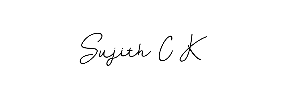 How to Draw Sujith C K signature style? BallpointsItalic-DORy9 is a latest design signature styles for name Sujith C K. Sujith C K signature style 11 images and pictures png