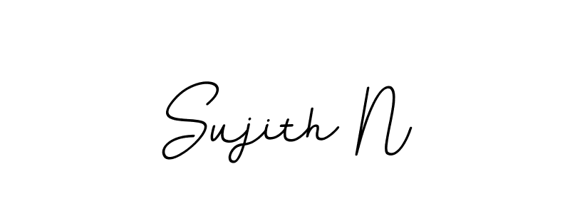 Also we have Sujith N name is the best signature style. Create professional handwritten signature collection using BallpointsItalic-DORy9 autograph style. Sujith N signature style 11 images and pictures png