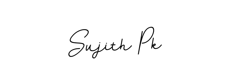 Create a beautiful signature design for name Sujith Pk. With this signature (BallpointsItalic-DORy9) fonts, you can make a handwritten signature for free. Sujith Pk signature style 11 images and pictures png