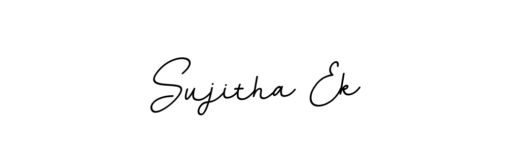 BallpointsItalic-DORy9 is a professional signature style that is perfect for those who want to add a touch of class to their signature. It is also a great choice for those who want to make their signature more unique. Get Sujitha Ek name to fancy signature for free. Sujitha Ek signature style 11 images and pictures png
