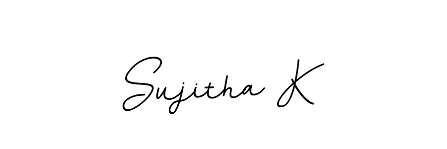 How to Draw Sujitha K signature style? BallpointsItalic-DORy9 is a latest design signature styles for name Sujitha K. Sujitha K signature style 11 images and pictures png