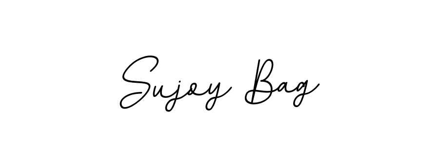 if you are searching for the best signature style for your name Sujoy Bag. so please give up your signature search. here we have designed multiple signature styles  using BallpointsItalic-DORy9. Sujoy Bag signature style 11 images and pictures png