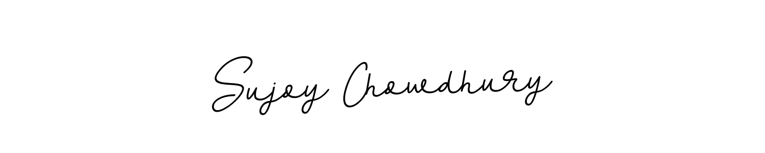 Use a signature maker to create a handwritten signature online. With this signature software, you can design (BallpointsItalic-DORy9) your own signature for name Sujoy Chowdhury. Sujoy Chowdhury signature style 11 images and pictures png