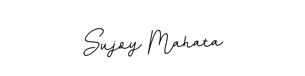 How to make Sujoy Mahata name signature. Use BallpointsItalic-DORy9 style for creating short signs online. This is the latest handwritten sign. Sujoy Mahata signature style 11 images and pictures png