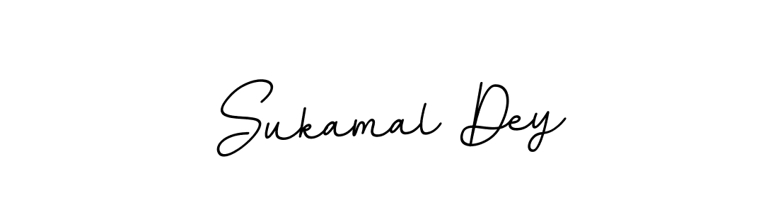 The best way (BallpointsItalic-DORy9) to make a short signature is to pick only two or three words in your name. The name Sukamal Dey include a total of six letters. For converting this name. Sukamal Dey signature style 11 images and pictures png