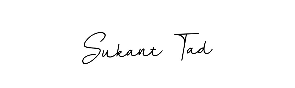 The best way (BallpointsItalic-DORy9) to make a short signature is to pick only two or three words in your name. The name Sukant Tad include a total of six letters. For converting this name. Sukant Tad signature style 11 images and pictures png