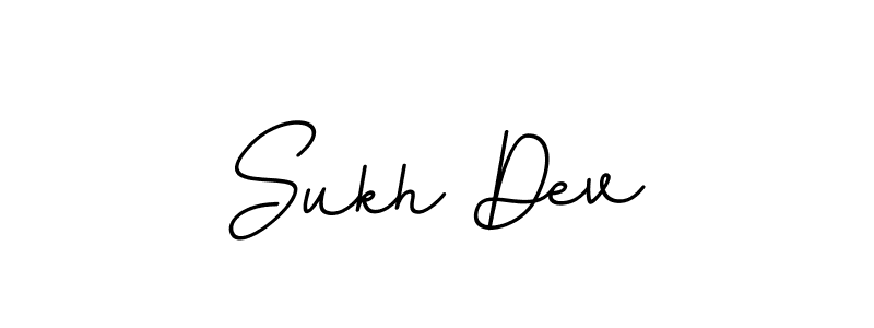 Design your own signature with our free online signature maker. With this signature software, you can create a handwritten (BallpointsItalic-DORy9) signature for name Sukh Dev. Sukh Dev signature style 11 images and pictures png