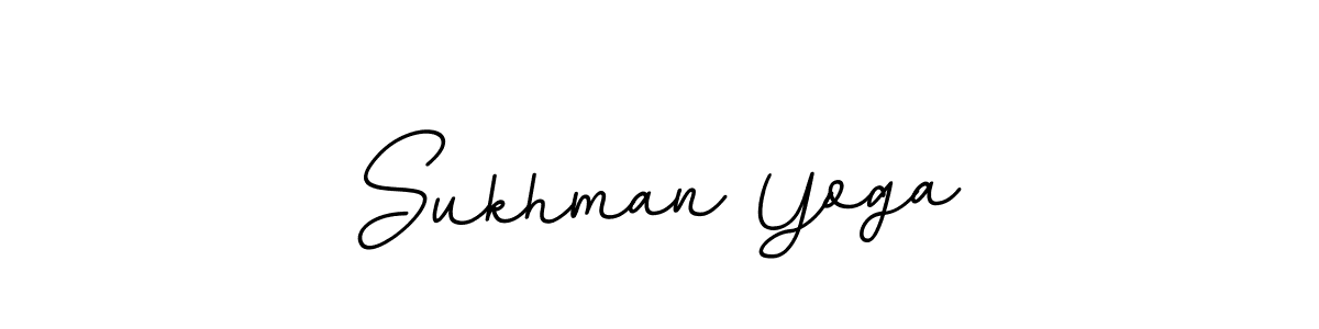 The best way (BallpointsItalic-DORy9) to make a short signature is to pick only two or three words in your name. The name Sukhman Yoga include a total of six letters. For converting this name. Sukhman Yoga signature style 11 images and pictures png