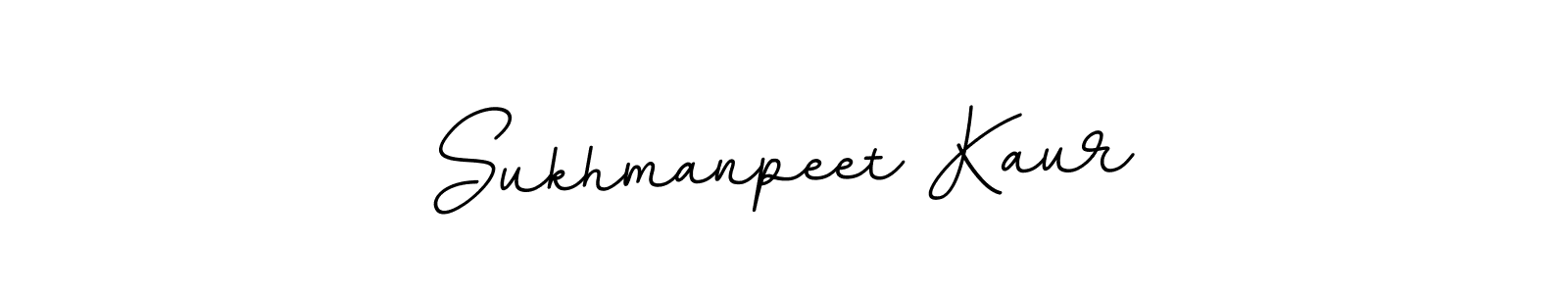 Create a beautiful signature design for name Sukhmanpeet Kaur. With this signature (BallpointsItalic-DORy9) fonts, you can make a handwritten signature for free. Sukhmanpeet Kaur signature style 11 images and pictures png