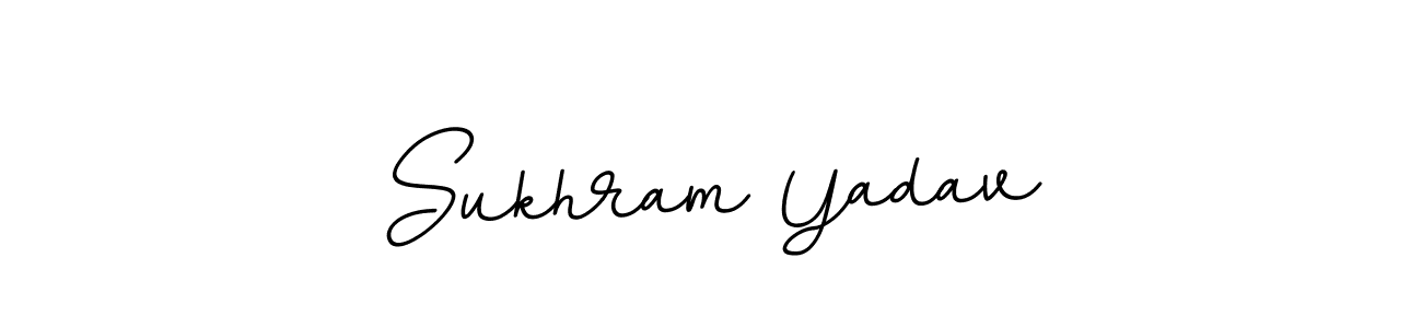 Use a signature maker to create a handwritten signature online. With this signature software, you can design (BallpointsItalic-DORy9) your own signature for name Sukhram Yadav. Sukhram Yadav signature style 11 images and pictures png