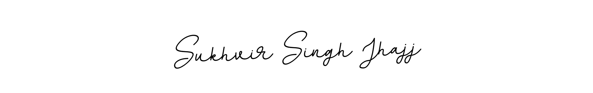 Make a beautiful signature design for name Sukhvir Singh Jhajj. With this signature (BallpointsItalic-DORy9) style, you can create a handwritten signature for free. Sukhvir Singh Jhajj signature style 11 images and pictures png