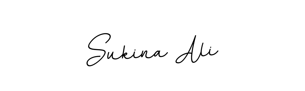 Make a beautiful signature design for name Sukina Ali. With this signature (BallpointsItalic-DORy9) style, you can create a handwritten signature for free. Sukina Ali signature style 11 images and pictures png