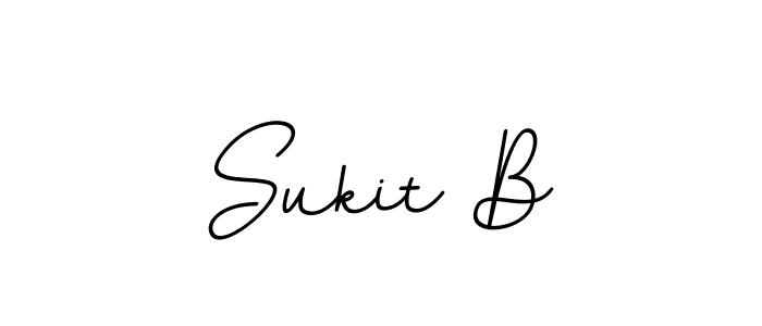 You should practise on your own different ways (BallpointsItalic-DORy9) to write your name (Sukit B) in signature. don't let someone else do it for you. Sukit B signature style 11 images and pictures png