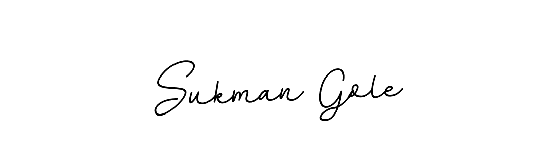 Make a beautiful signature design for name Sukman Gole. With this signature (BallpointsItalic-DORy9) style, you can create a handwritten signature for free. Sukman Gole signature style 11 images and pictures png