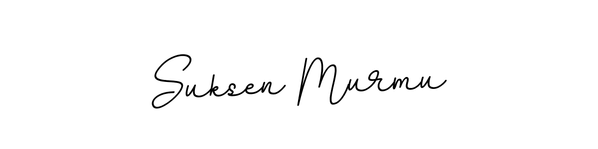 This is the best signature style for the Suksen Murmu name. Also you like these signature font (BallpointsItalic-DORy9). Mix name signature. Suksen Murmu signature style 11 images and pictures png