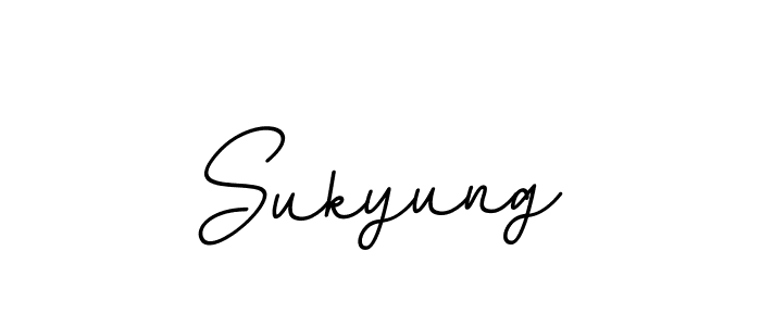 Design your own signature with our free online signature maker. With this signature software, you can create a handwritten (BallpointsItalic-DORy9) signature for name Sukyung. Sukyung signature style 11 images and pictures png