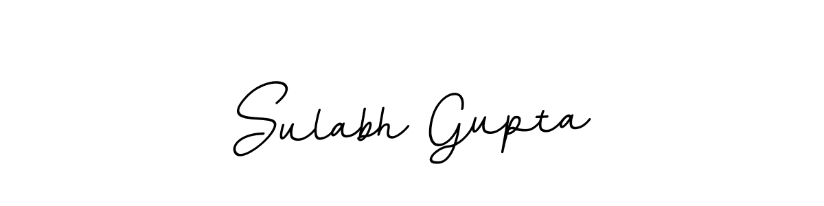 Use a signature maker to create a handwritten signature online. With this signature software, you can design (BallpointsItalic-DORy9) your own signature for name Sulabh Gupta. Sulabh Gupta signature style 11 images and pictures png