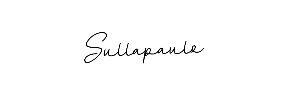 Use a signature maker to create a handwritten signature online. With this signature software, you can design (BallpointsItalic-DORy9) your own signature for name Sullapaulo. Sullapaulo signature style 11 images and pictures png