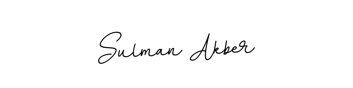 Make a beautiful signature design for name Sulman Akber. With this signature (BallpointsItalic-DORy9) style, you can create a handwritten signature for free. Sulman Akber signature style 11 images and pictures png