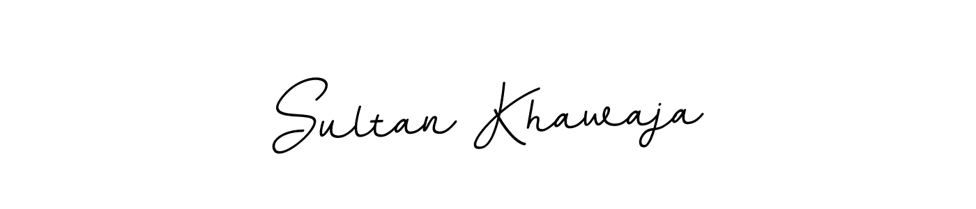 How to make Sultan Khawaja name signature. Use BallpointsItalic-DORy9 style for creating short signs online. This is the latest handwritten sign. Sultan Khawaja signature style 11 images and pictures png