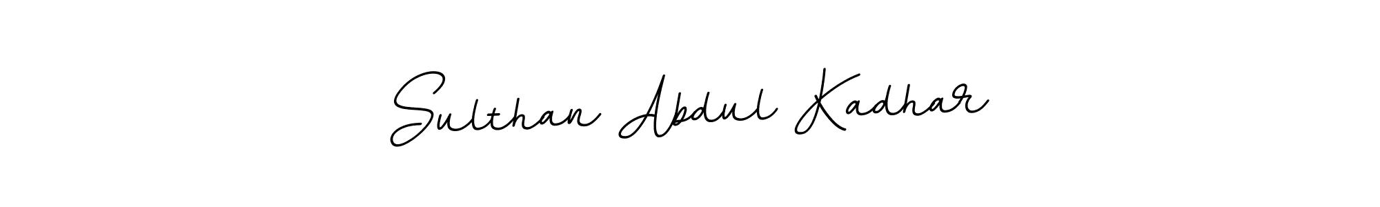 Use a signature maker to create a handwritten signature online. With this signature software, you can design (BallpointsItalic-DORy9) your own signature for name Sulthan Abdul Kadhar. Sulthan Abdul Kadhar signature style 11 images and pictures png