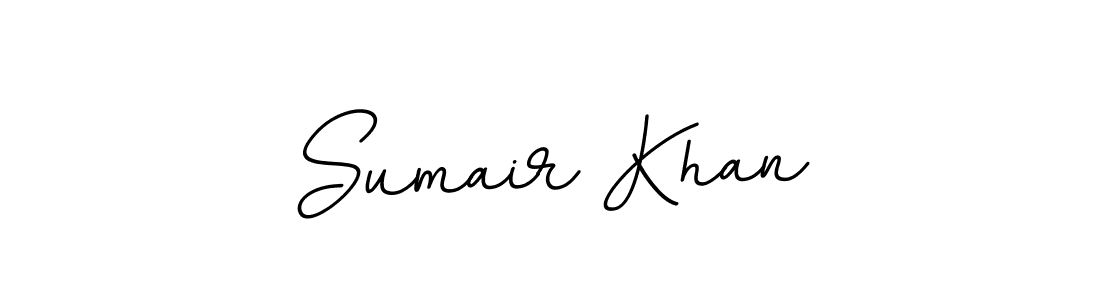 Create a beautiful signature design for name Sumair Khan. With this signature (BallpointsItalic-DORy9) fonts, you can make a handwritten signature for free. Sumair Khan signature style 11 images and pictures png