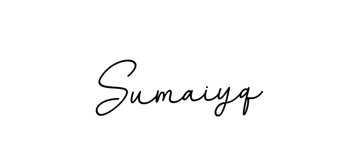 Create a beautiful signature design for name Sumaiyq. With this signature (BallpointsItalic-DORy9) fonts, you can make a handwritten signature for free. Sumaiyq signature style 11 images and pictures png