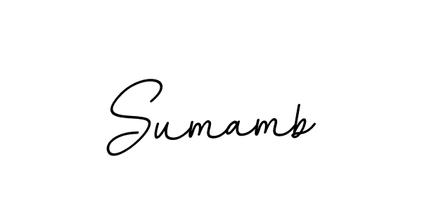 Sumamb stylish signature style. Best Handwritten Sign (BallpointsItalic-DORy9) for my name. Handwritten Signature Collection Ideas for my name Sumamb. Sumamb signature style 11 images and pictures png