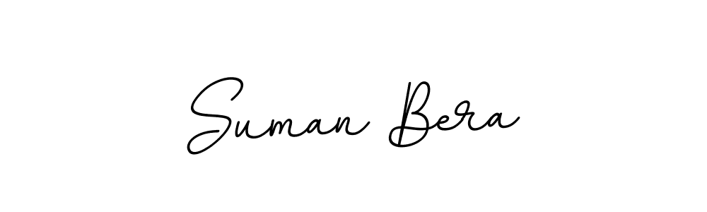 How to make Suman Bera name signature. Use BallpointsItalic-DORy9 style for creating short signs online. This is the latest handwritten sign. Suman Bera signature style 11 images and pictures png