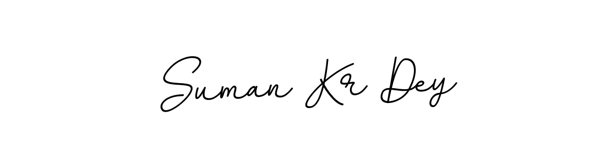 The best way (BallpointsItalic-DORy9) to make a short signature is to pick only two or three words in your name. The name Suman Kr Dey include a total of six letters. For converting this name. Suman Kr Dey signature style 11 images and pictures png
