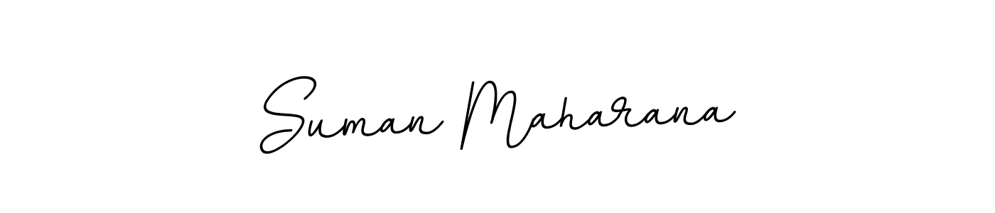 You should practise on your own different ways (BallpointsItalic-DORy9) to write your name (Suman Maharana) in signature. don't let someone else do it for you. Suman Maharana signature style 11 images and pictures png