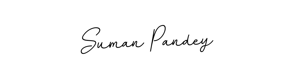 Make a beautiful signature design for name Suman Pandey. With this signature (BallpointsItalic-DORy9) style, you can create a handwritten signature for free. Suman Pandey signature style 11 images and pictures png