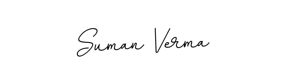 Create a beautiful signature design for name Suman Verma. With this signature (BallpointsItalic-DORy9) fonts, you can make a handwritten signature for free. Suman Verma signature style 11 images and pictures png