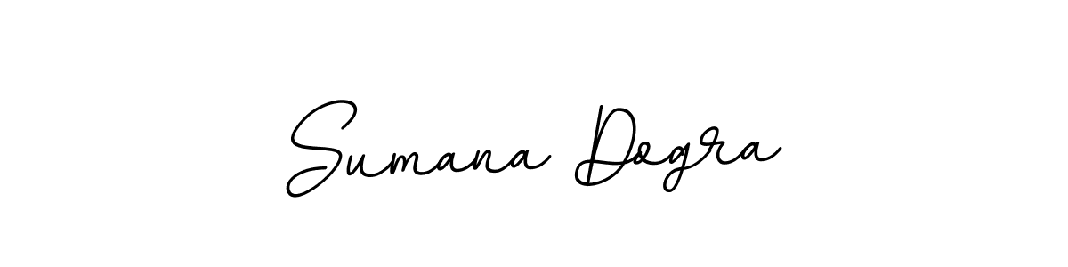 Design your own signature with our free online signature maker. With this signature software, you can create a handwritten (BallpointsItalic-DORy9) signature for name Sumana Dogra. Sumana Dogra signature style 11 images and pictures png