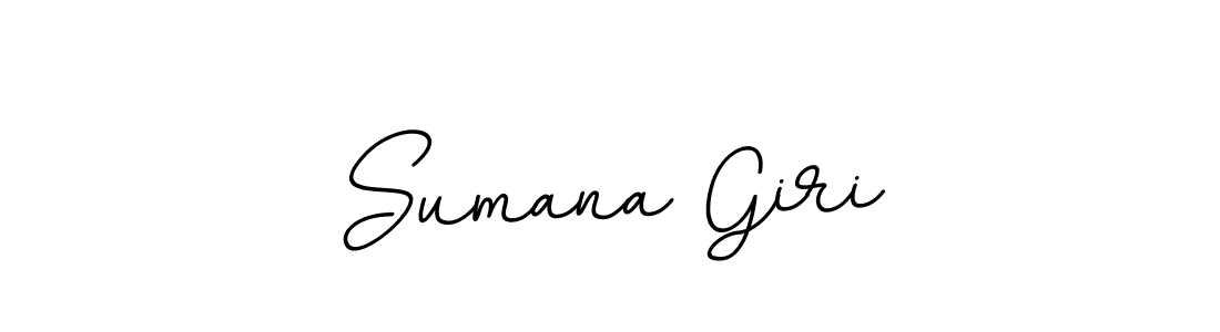 Design your own signature with our free online signature maker. With this signature software, you can create a handwritten (BallpointsItalic-DORy9) signature for name Sumana Giri. Sumana Giri signature style 11 images and pictures png