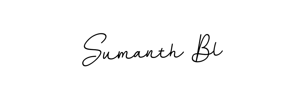 Make a beautiful signature design for name Sumanth Bl. Use this online signature maker to create a handwritten signature for free. Sumanth Bl signature style 11 images and pictures png