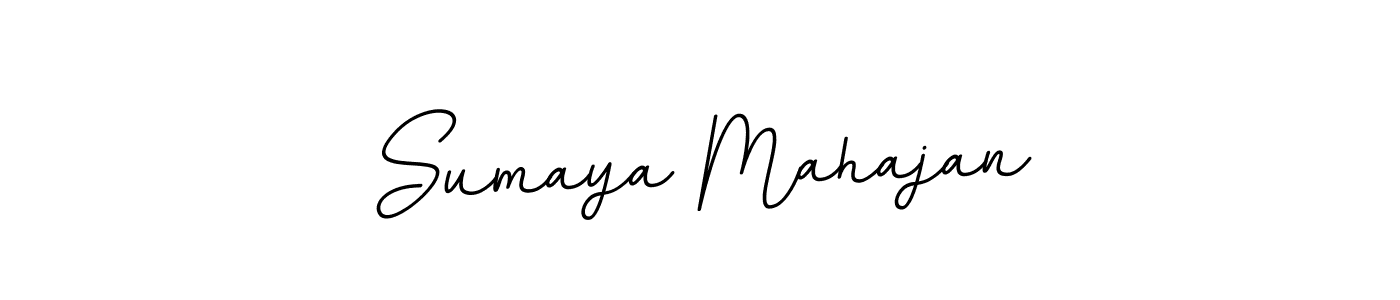 The best way (BallpointsItalic-DORy9) to make a short signature is to pick only two or three words in your name. The name Sumaya Mahajan include a total of six letters. For converting this name. Sumaya Mahajan signature style 11 images and pictures png