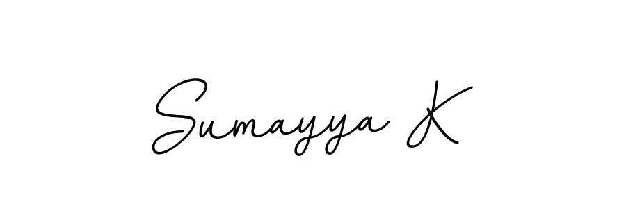 How to Draw Sumayya K signature style? BallpointsItalic-DORy9 is a latest design signature styles for name Sumayya K. Sumayya K signature style 11 images and pictures png