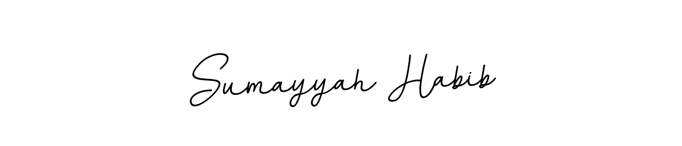 Once you've used our free online signature maker to create your best signature BallpointsItalic-DORy9 style, it's time to enjoy all of the benefits that Sumayyah Habib name signing documents. Sumayyah Habib signature style 11 images and pictures png