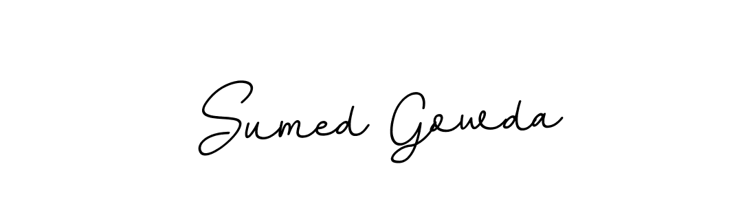 Make a short Sumed Gowda signature style. Manage your documents anywhere anytime using BallpointsItalic-DORy9. Create and add eSignatures, submit forms, share and send files easily. Sumed Gowda signature style 11 images and pictures png