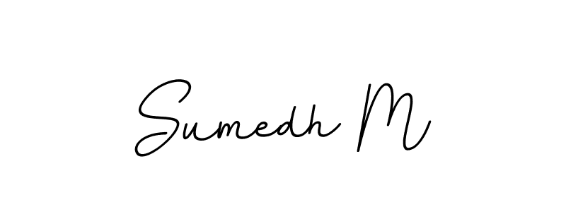 How to Draw Sumedh M signature style? BallpointsItalic-DORy9 is a latest design signature styles for name Sumedh M. Sumedh M signature style 11 images and pictures png